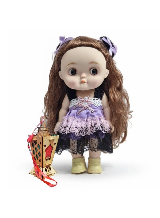 لعبة أطفال، دمية غنائية أنيقة وعصرية، دمية فتاة أنيقة بملابس جذابة، مثالية للعب الأدوار، دمية للعب الخيالي، هدية مثالية للأولاد والبنات. - Image 1